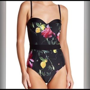 NWT Ted Baker London Citrus Bloom Cup Swim $165